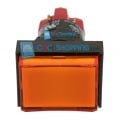 DECA D16LAT1-1ab Switch 2 positions lamp ORANGE PUSH Rectangular