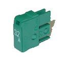 A60L-0001-0046#3.2 DAITO MP32 Green fuse (5 Pcs)
