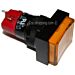 DECA D16LMT1-1ab Switch with lamp ORANGE PUSH